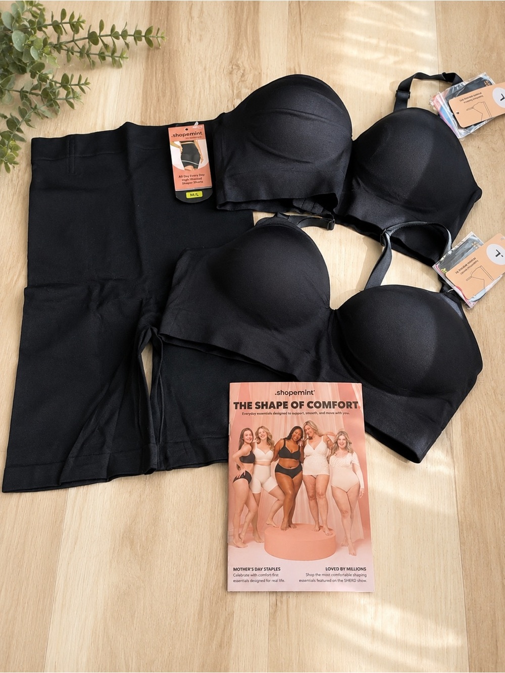✨Shapermint & Truekind Shapewear Bundle M/L Bras & High Waisted Shorts NWT. B2